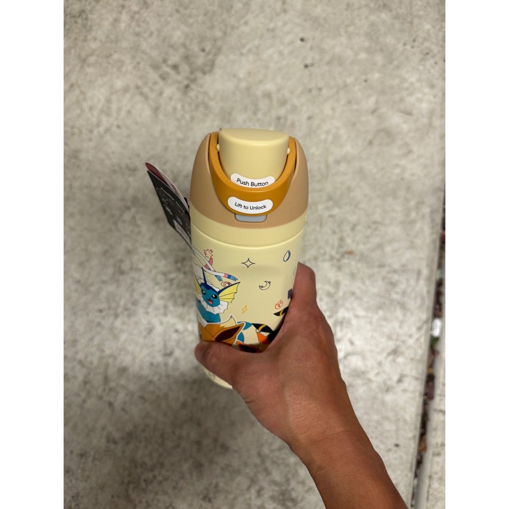 Owala Kids FreeSip 16oz Pokemon Eevee Evolutions Stainless Water Bottle NEW - Picture 4 of 7